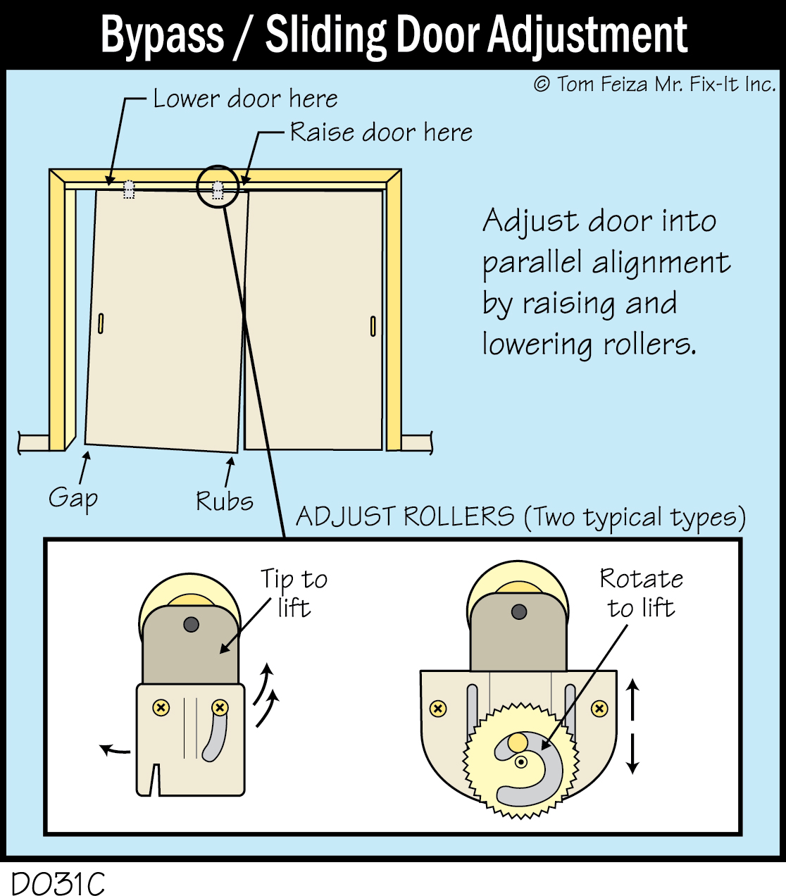 D031C - Bypass_Sliding Door Adjustment #2