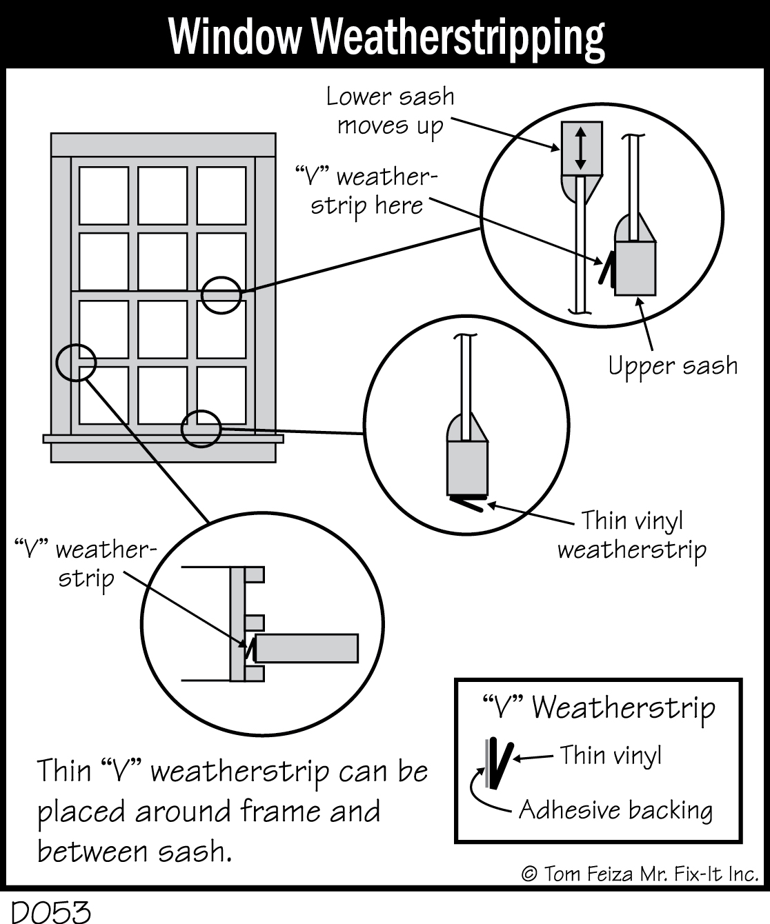 D053 - Window Weatherstripping